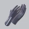 Women ice silk sun protection long gloves anti-slip driving sports outdoor gear new - One Size / Medium Long - Dark Gray