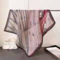 Retro belt print silk scarf, 70cm square scarf, elegant vintage headwear for women variant. - RZ7063-Brown