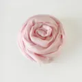 Variante di sciarpa rosa tinta unita in cotone lino seta, lunga sciarpa estiva protezione sole. - 180*90CM / Rosa chiaro