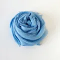 Sciarpa lunga tinta unita azzurra protezione solare estiva e scialle versatile elegante - 180*90CM / Blu Pallido
