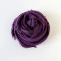 Sciarpa viola tinta unita, foulard leggero parasole, copricapo versatile in cotone. - 180*90CM / Violetto