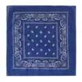 Blaues Paisleystift-Kopftuch aus 100% Baumwolle, ideal für Outdoorsport und Radfahren. - Königlich Blau