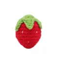 Handgemaakte gehaakte aardbei hanger, schattige gebreide garen fruit sleutelhanger voor boeket. - Grote Rode Aardbei