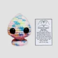 Simpatico peluche lavorato all'uncinetto fatto a mano con carta regalo divertente per adulti - Grande Serpente con Carta / Colorato