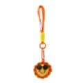 Handgemaakte gehaakte garen zonnebloem smiley zonnebril sleutelhanger tas hanger - Smiley Zonnebloem