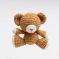 Handgemaakte gehaakte berenhanger sleutelhanger schattige gebreide dierentas charm cadeau - Los item / Koffie