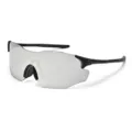 Men's Women's Sports Cycling Sunglasses UV Protection Windproof Outdoor Cycling Eyewear - Black Frame Silver Mirrored Lens