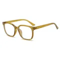 Transparent Green Frame Anti-blue Light Lens