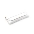 White leather folding glasses case, portable wallet style sunglasses case with soft velvet. - White (No Buckle Case) / White