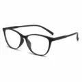 Mattes schwarzes TR90 Brillengestell leichtes Modell klare Gläser E-Commerce - C2 Matte Schwarz Rahmen
