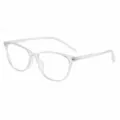 Klare Rahmen Brille, leichte TR90 Brillenfassung mit Blaulichtfilter für Damen Herren. - C8 transparenter Rahmen