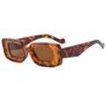 Gafas de sol carey gruesas para mujer, diseño de montura cóncava única para estilo. - Bisagra de Metal / C7 Caret Té