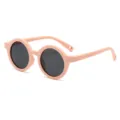 Occhiali da sole rotondi bambini polarizzati protezione UV rosa dolci occhiali - Champagne (C9)