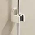 Suction cup mop holder wall mounted broom gripper rack white abs silicone bathroom storage - 1PC / Cream White