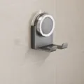 Gun-grey carbon steel wall suction cutting board hook, punch-free kitchen organizer rack. - 1 Piece / Gun Grey