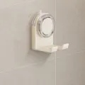 Suction cutting board hook wall mounted kitchen rack carbon steel organizer storage holder 1pc - 1 Piece / Milk White