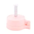 Pink PP plastic burger press meat mold kitchen tool for homemade patties and baby food prep. - Nordic Pink