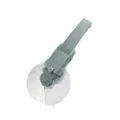 Stainless steel pizza cutter with creative helicopter handle and clear blade cover for kitchen. - Handheld Pizza Cutter / Green