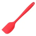 Grande spatola in silicone rosso per cottura, raschietto da cucina resistente per crema. - Rosso