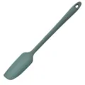 Spatola in silicone senza cucitura per cottura, raschietto per crema verde scuro. - Raschietto lungo / 66g / Verde Morandi