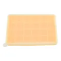 Vaschetta per ghiaccio in silicone con coperchio, stampo rettangolare giallo a 24 griglie cucina. - 24 Griglie / Giallo
