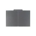 Tappetino asciugapiatti in silicone grigio, scolo da cucina resistente al calore per stoviglie. - Piccolo 145 g (27*37 cm) / Grigio