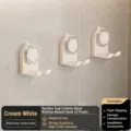 Cream white suction cutting board hook 3-pack, punch-free wall mounted kitchen rack. - Set of 3 / Milk White