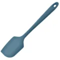 Spatola da forno in silicone blu scuro, design senza cuciture con foro per appendere. - Spatola Grande / 100.00g / Blu Morandi