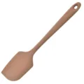 Spatola in silicone senza cuciture color taupe, ideale per dolci, pasticceria e cucina. - Spatola Grande / 100.00g / Rosa Morandi