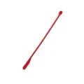Red double ended silicone mini spatula for cosmetic bottles and baking jam jar scraping tools - M / Red