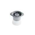 Stampo per sfere di ghiaccio in silicone per whisky, vassoio per cubetti facili da estrarre. - 1 Scomparto / Grigio