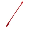 Double-headed red silicone mini spatula and spoon set for cosmetics and jam scraping. - L / Red