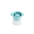 Stampo per sfere di ghiaccio in silicone per whisky, ghiacciola azzurra singola, facile sformatura - 1 Scomparto / Verde