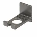 Gun grey space aluminum soap dispenser holder, wall mounted shower gel rack, durable. - Single Piece / Gunmetal