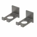 Gun grey space aluminum shower gel holder punch free wall mounted bathroom rack 2pcs - Pack of 2 / Gunmetal