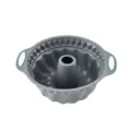 Stampo per torta rotondo in silicone grigio con manici ergonomici per pasticceria cucina. - Piatto di Zucca / Due colori