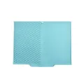 Tapis d'égouttoir de cuisine en silicone bleu clair, tapis de séchage de vaisselle. - M / Bleu