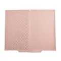 Tapis d'egouttage en silicone resistant a la chaleur pour vaisselle de cuisine - L / Rose