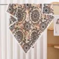 Spring autumn paisley silk scarf women square mulberry silk fashion retro neckerchief - RY-15