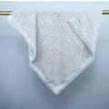 Elegant silk square scarf for women with delicate lace trim, floral print, ideal for spring. - Apricot Small Floral / 70-70cm