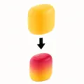Color changing stress relief toy soft rubber pinch ball sunlight sensitive fidget item - OPP Bag / Yellow
