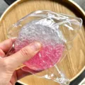 Handgemachtes squishy Dekompressionsspielzeug mit rosa und klarer Füllung Anti-Stress-Detail - Zweifarbig Rosa