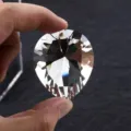 Stunning pear cut crystal gemstone with brilliant facets, perfect for display and jewelry design. - Heart of Africa (Loose/No Box)