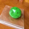 Green kiwi fruit squishy toy stress relief squeeze ball soft handmade tactile toy - Kiwi Smoothie
