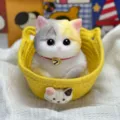 Χαριτωμένο παιχνίδι γάτας squishy ανακούφισης άγχους kawaii φιγούρα δώρο γενεθλίων για κορίτσι καλό - Μέγεθος 12