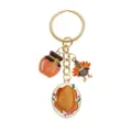 Thanksgiving turkey keychain alloy charm pendant cute enamel honey pot keyring gift - Turkey and Honey Jar Style (YSK-5-5)