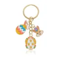 Süßer Osterhase Ei Metall Schlüsselanhänger Anhänger DIY Schmuck Accessoire Tasche. - Stil 6 (Osterhase Ei Karotte)