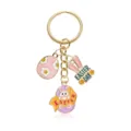 Süsses Osterhase Karotte Legierung Schlüsselanhänger Anhänger DIY Schmuck Accessoire - Stil 8 (Hase Ei Hasenohren)