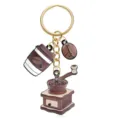 Llavero tema café colgante de bolsa de metal bonita taza de café accesorio regalo - Estilo Máquina de Café Retro (YSK-7-5)