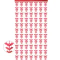 2M Halloween Bat Foil Fringe Curtain Party Hanging Decoration Colorful Tinsel Door Curtain - Red Bat Fringe Curtain / 1m*2m